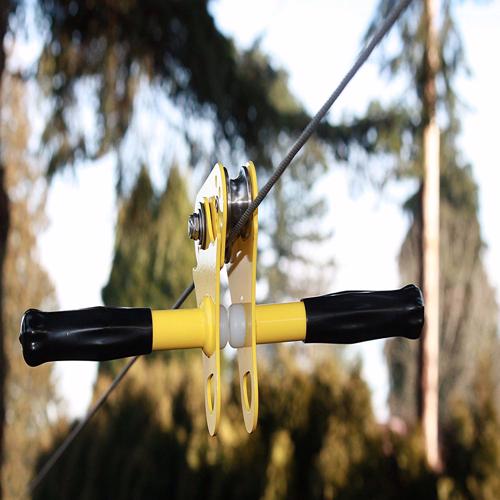 Zip Line Gear 200' Hornet Zip Sit Kit - Yellow (ZHSK200) This kit provides hours of entertainment for the whole family.