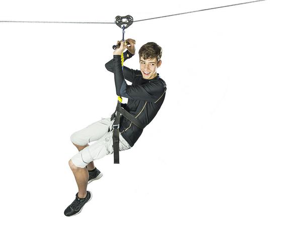 Zip Line Gear 400' Rogue Combo Kit (076625987309)  Enjoy your outdoor activity with your friends with this zip line. 