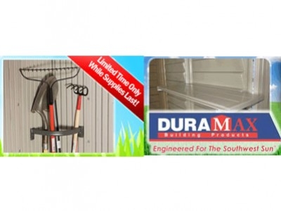 FREE Accessory on Select Lifetime and DuraMax Sheds!
