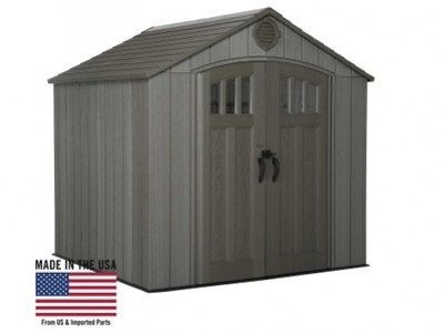 LIFETIME 8x7.5 OUTDOOR STORAGE SHED IS ON A CLOSEOUT DEAL!! 